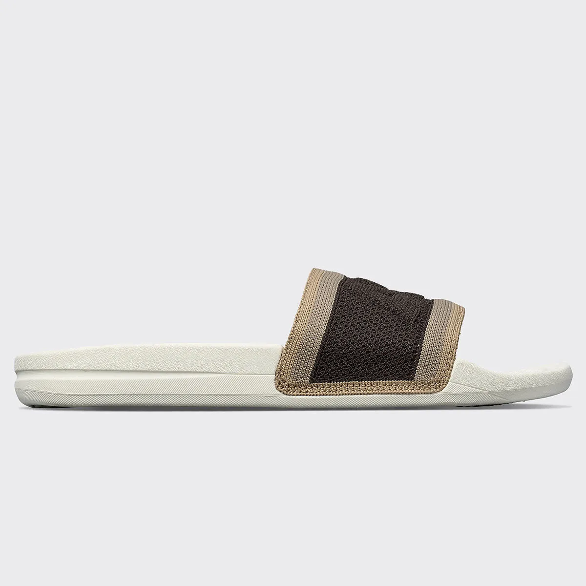 Men's Big Logo TechLoom Slide Chocolate / Almond / Caramel