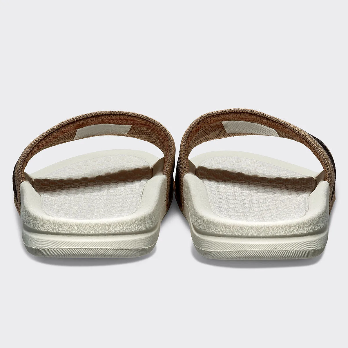 Men's Big Logo TechLoom Slide Chocolate / Almond / Caramel