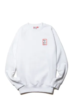 MINI FRAME CREWNECK FL WHITE