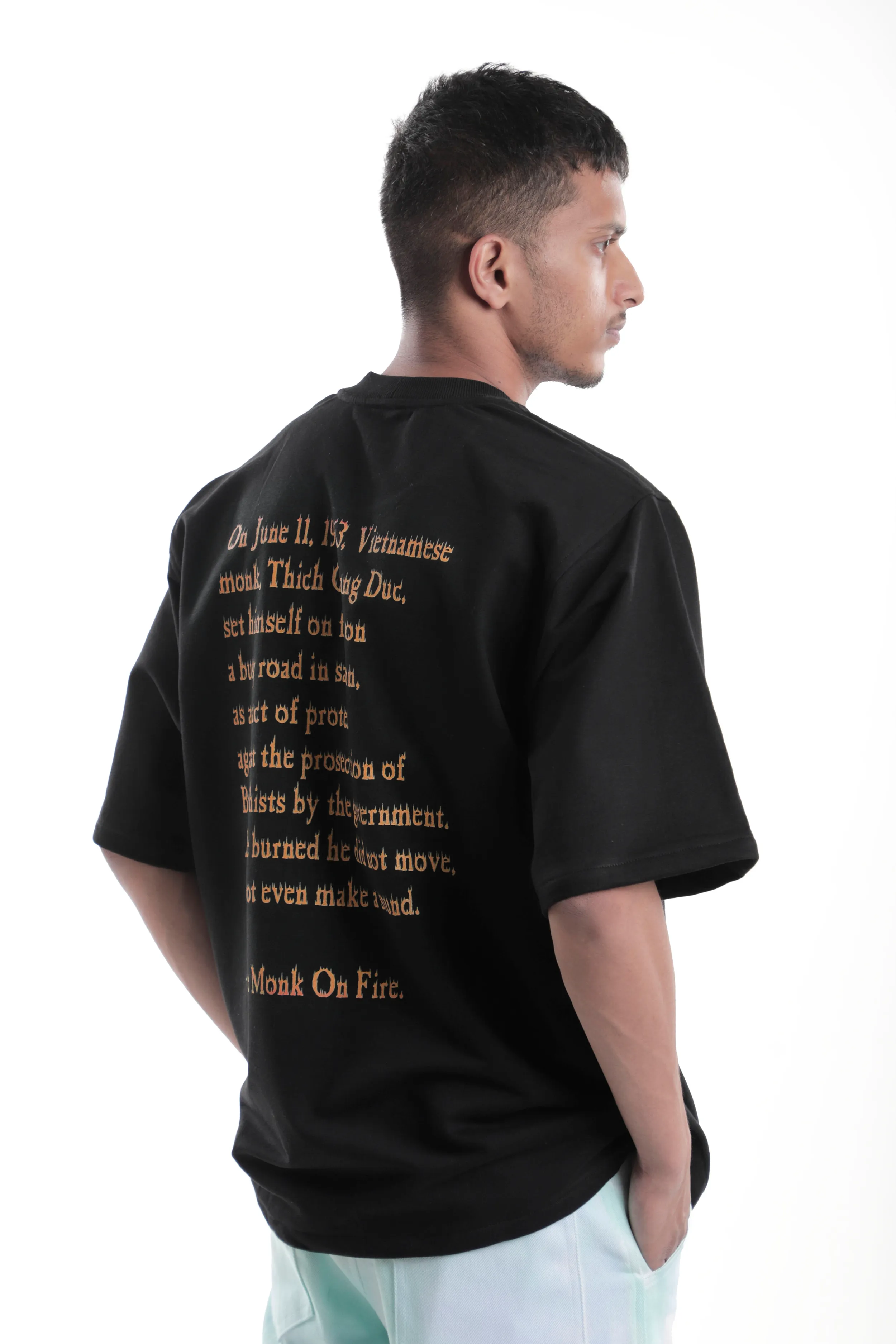 Monk On Fire T-shirt