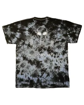 Not From Here Tee in Columbia Tie-Dyed