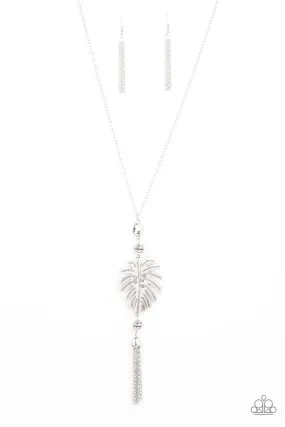 Paparazzi Palm Promenade - Silver Necklace