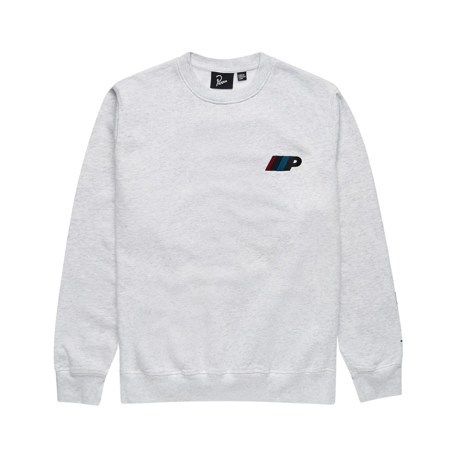 Parra Racing Team Crew Neck Sweatshirt - Ash Grey