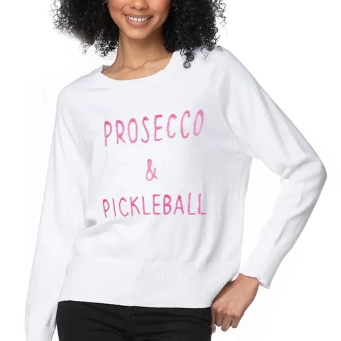 Prosecco & Pickleball Sweater