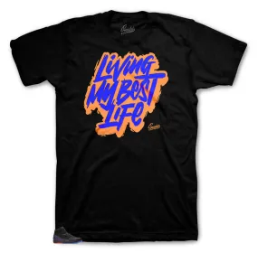 Retro 2 BHM Shirt - Livin Life - Black