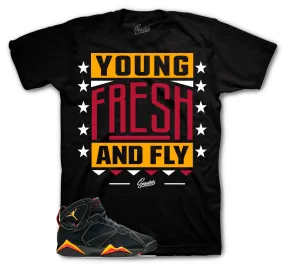 Retro 7 Citrus Shirt - Young Fresh - Black