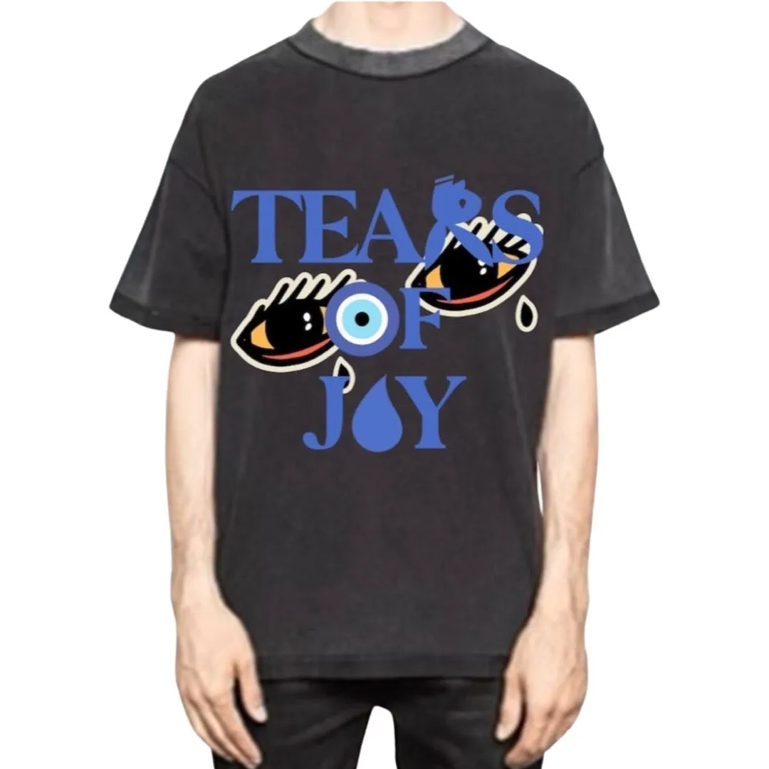 Tears Of Joy Play Vintage Black Tee