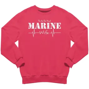 The Few The Proud Marine Wife Sweatshirt