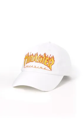 Thrasher White Flame Hat