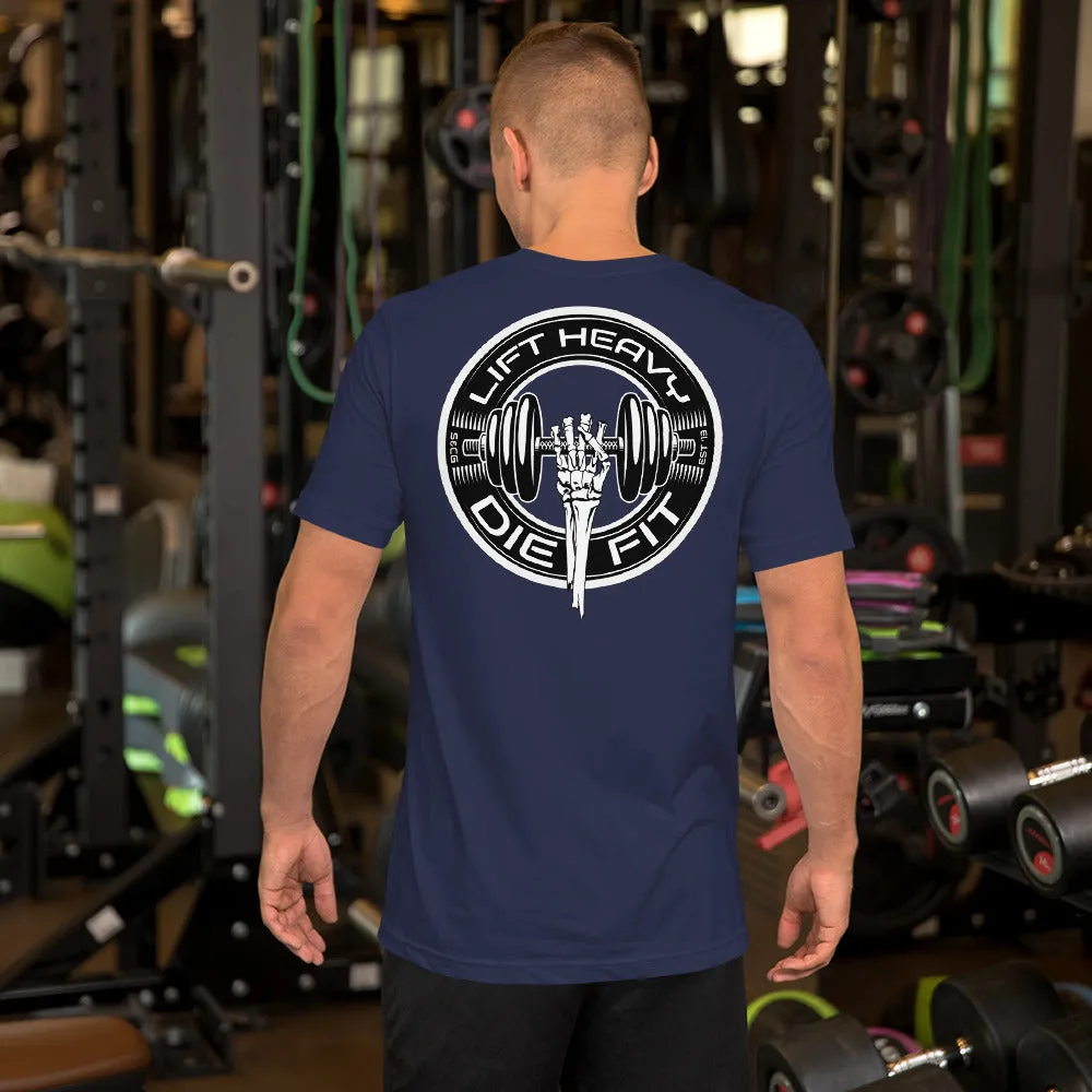 Train with Power: Lift Heavy Die Fit Unisex T-Shirt for Workout Enthusiasts