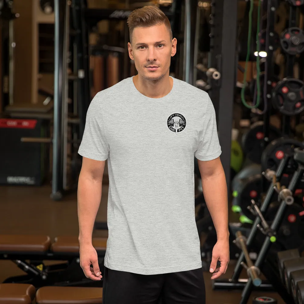 Train with Power: Lift Heavy Die Fit Unisex T-Shirt for Workout Enthusiasts