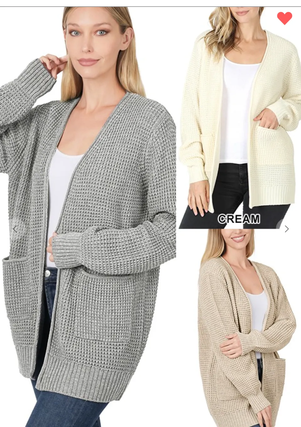 Waffle Cardi