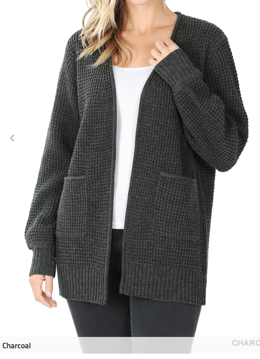 Waffle Cardi