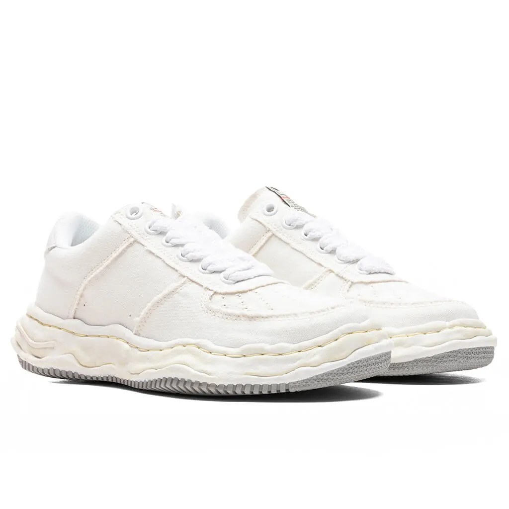 Wayne Low OG Sole Washed Canvas Sneaker - White