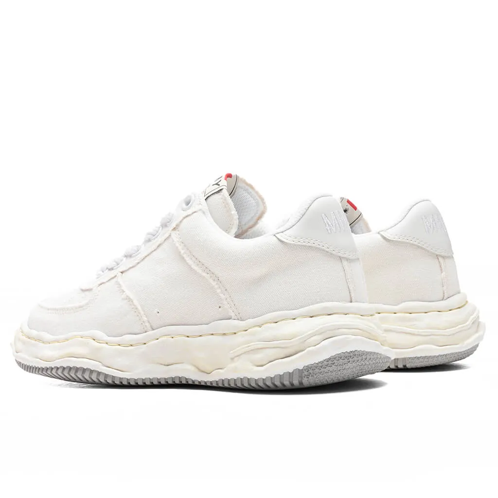 Wayne Low OG Sole Washed Canvas Sneaker - White